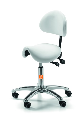 Taboret roboczy VIII-4 z oparciem