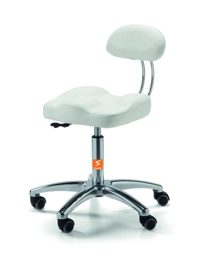 Taboret roboczy I z oparciem